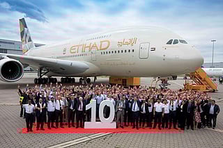 A look inside luxury suites as Etihad celebrates delivery of its 10th Airbus A380 