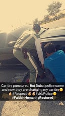 A tribute to Dubai police officers who helped us!