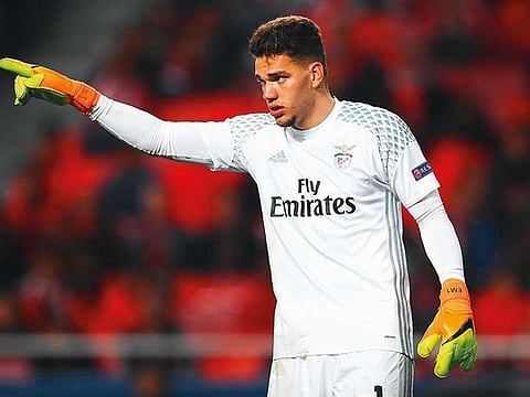 Manchester City set to pay world record pounds 34.9 million for goalkeeper Ederson
