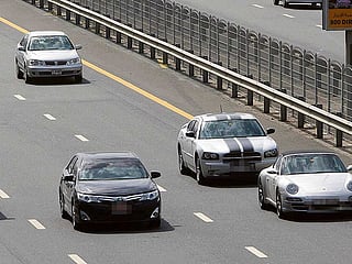 Not adhering to mandatory lanes will land you a Dh400 fine
