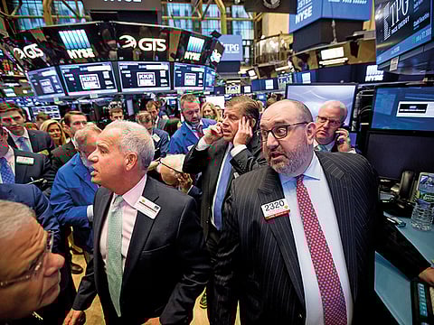 File picture of the New York Stock Exchange (NYSE). Investors are getting concerned about a key indicator signalling an approaching recession. 