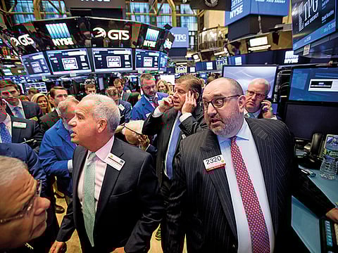 File picture of the New York Stock Exchange (NYSE). Investors are getting concerned about a key indicator signalling an approaching recession. 