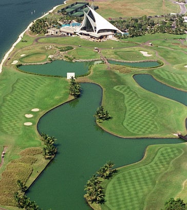 June 18, 1992: Topping Out ceremony at Creek Golf Course