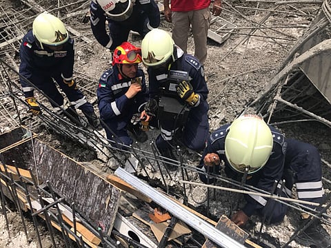 Dubai building collapse: worker's body found