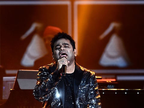 Bollywood composer/singer AR Rahman.