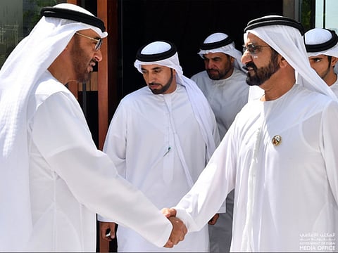 Mohammad Bin Rashid meets Mohammad Bin Zayed