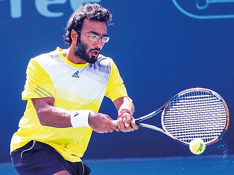 The UAE tennis body has ramped up efforts to produce future generation of players after Omar Behroozian (above) and Hamad Abbas Al Janahi. 
