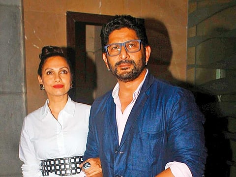 Arshad Warsi with his wife, Maria Goretti.