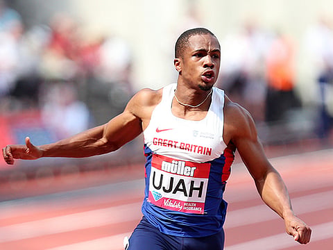 British sprinter CJ Ujah
