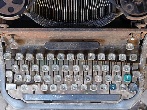 Zeptosecond thought: Maybe I should use my typewriter more