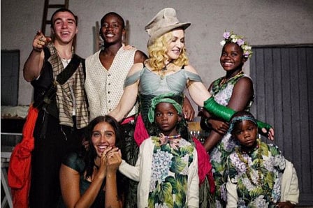 Madonna shares first family portrait with her six kids