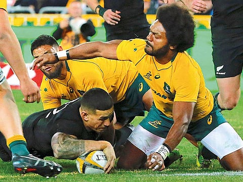 Rugby Union - Australia Wallabies vs New Zealand All Blacks - Stadium Australia, Sydney, Australia, 