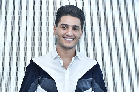 Palestinian pop singer and winner of 'Arab Idol' Mohammed Assaf.