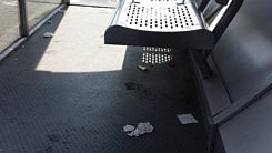 Bus shelters in Dubai need bins