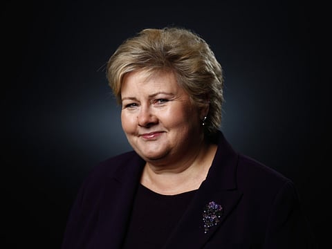 Erna Solberg, Norway's prime minister 