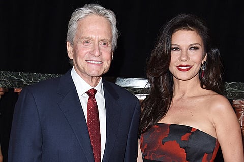 Actors Michael Douglas and Catherine Zeta-Jones 