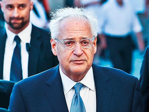 US ambassador to Israel in hot water again