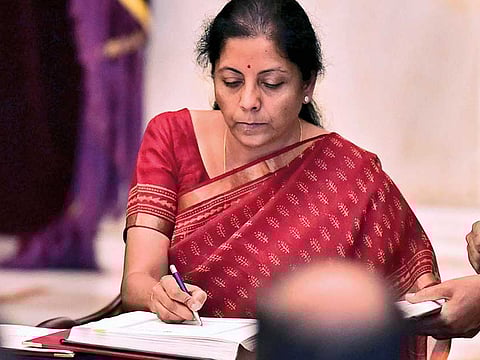 File image: Nirmala Sitharaman, India's finance minister