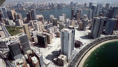 An aerial view of Sharjah. Picture for illustrative purposes only.