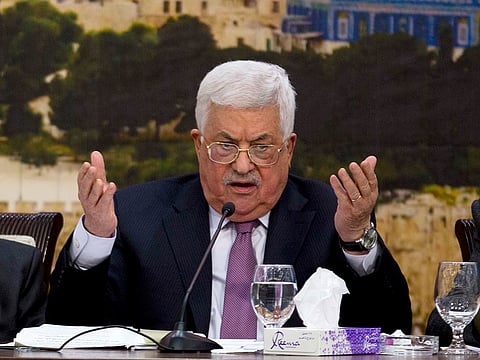Palestinian President Mahmoud Abbas 
