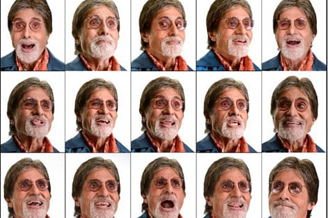 Amitabh Bachchan records a song acapella