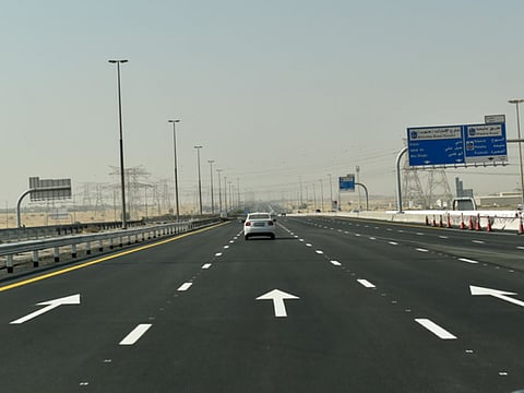 A loop on Emirates Road, in the direction of Abu Dhabi and leading to Dubai-Al Ain Road, towards Al Ain, is closed until 6am on Sunday. Picture for illustrative purposes only.