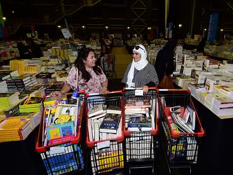 Visitors at the Big Bad Wolf Books Sale last year.
