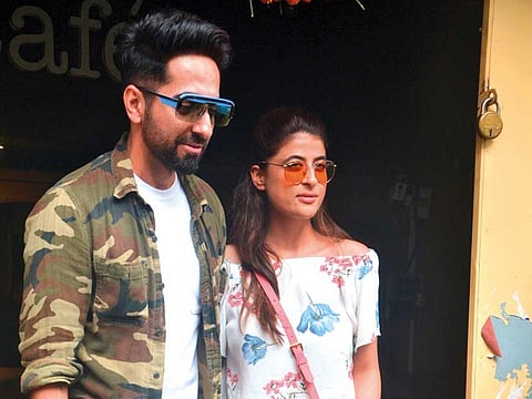 Ayushmann Khurrana and his wife Tahira Kashyap.