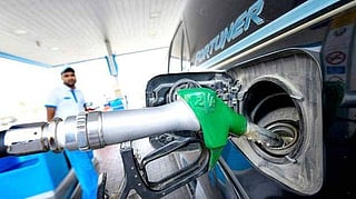 A petrol pump in Sharjah