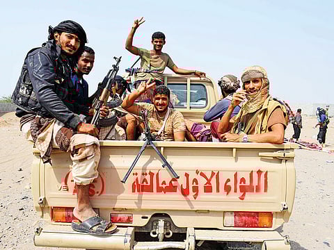 Coalition forces advance towards port city of Hodeida, controlled by Al Houthi militia.