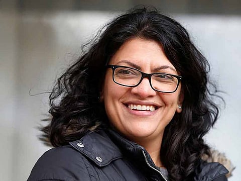 A file photo of Rashida Tlaib 