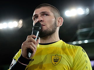 UFC lightweight champion Khabib Nurmagomedov. 