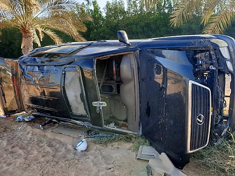 Picture for illustrative purposes: car accident in Sharjah