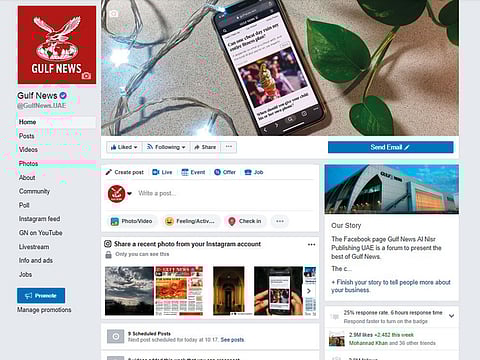 Gulf News facebook page