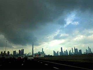 Weather warnings issued as storm hits UAE