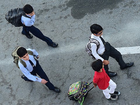 School kids in Dubai. Picture for illustrative purpose only