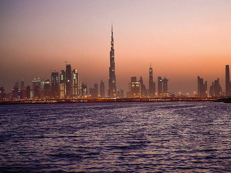 The Dubai skyline