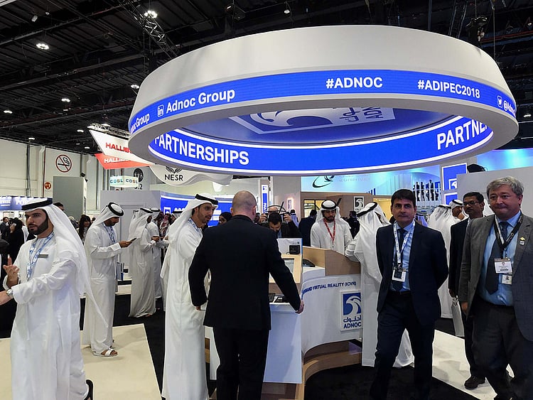 Adnoc on the 2nd day of Adipec 2018