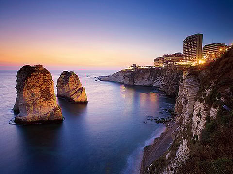 Off the coast of Beirut