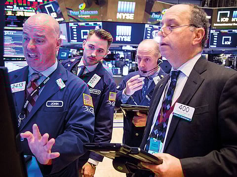 Traders at the New York Stock Exchange on Friday. As a monstrous rally in global markets lose impetus, investors this week will keep their eyes fixed on mounting rivalry between US and China and how the pandemic unfolds in key hotspots.
