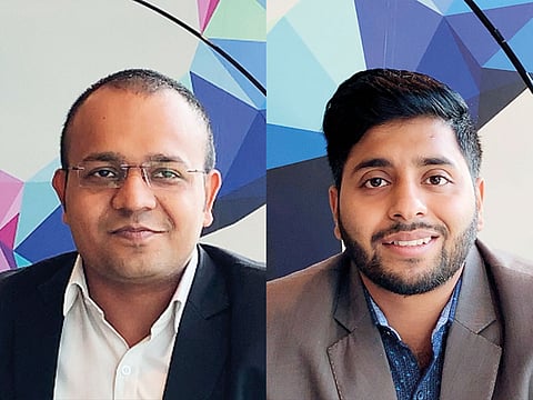 Mohammad Shahid Khan, left, and Piyush Gupta