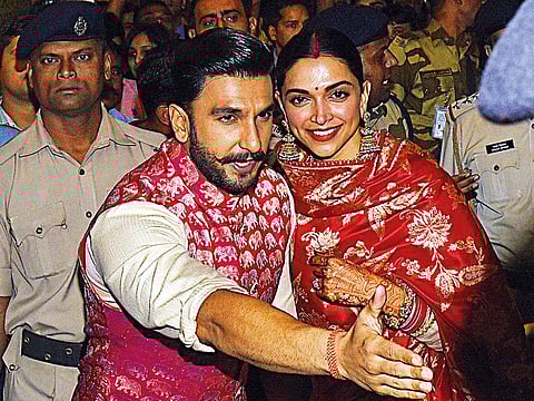 Ranveer Singh and Deepika Padukone 