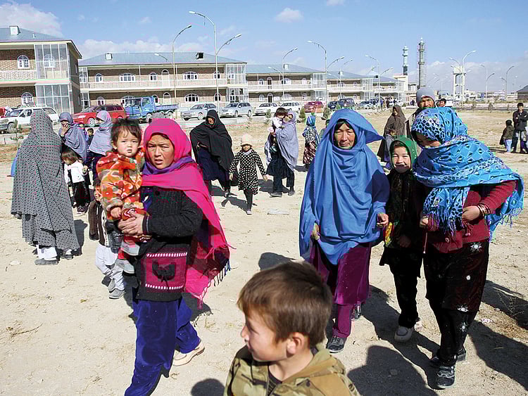 Afghan families