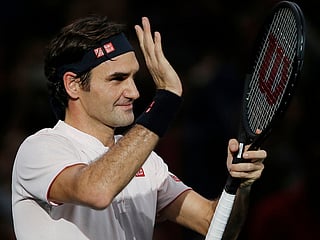 Federer three wins from 100th career title