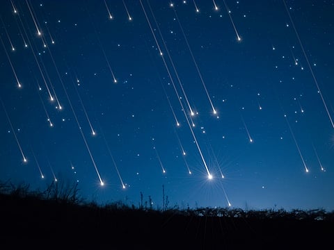 The Geminid meteor shower will continue falling into the morning of December 14