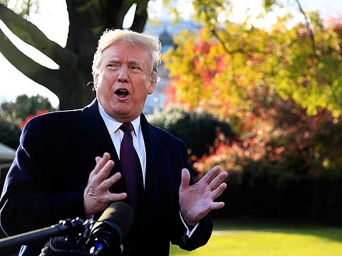 US President Donald Trump 