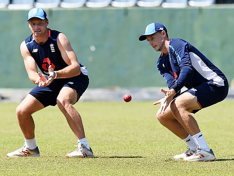 England's captain Joe Root (right), seen in a practice session with Jos Buttler, needs to live up to his reputation with the bat.