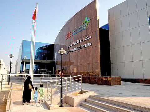 The Nad Al Hamar Primary Health Care Centre. With the addition of four centres the numbers will go up to 18.