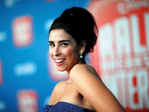 Cast member Sarah Silverman poses at the premiere for the movie "Ralph Breaks the Internet" at El Capitan theatre in Los Angeles, California, U.S., November 5, 2018. 