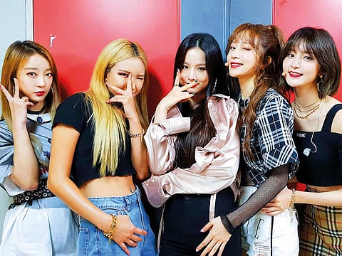 Hyelin, LE, Solji, Hani and Jeonghwa